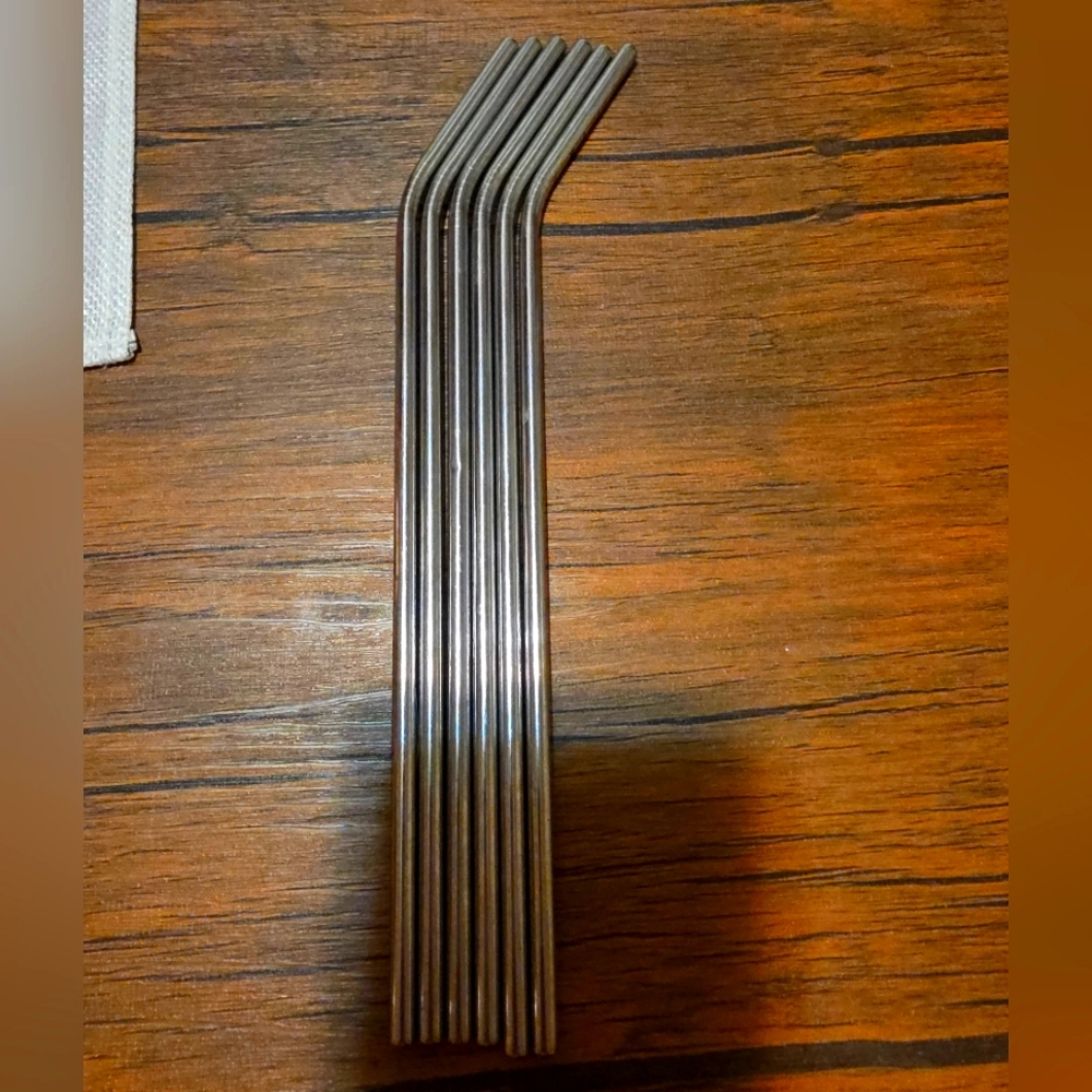 Set of Stainless Steel Straws